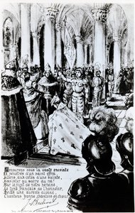 Koronacja Karola VII w Reims, ok. 1910